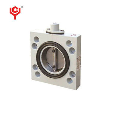 ম্যানুয়াল DN80 প্রজাপতি ভালভ ভ্যাকুয়াম 105 ℃ উচ্চ কর্মক্ষমতা 180 মিমি